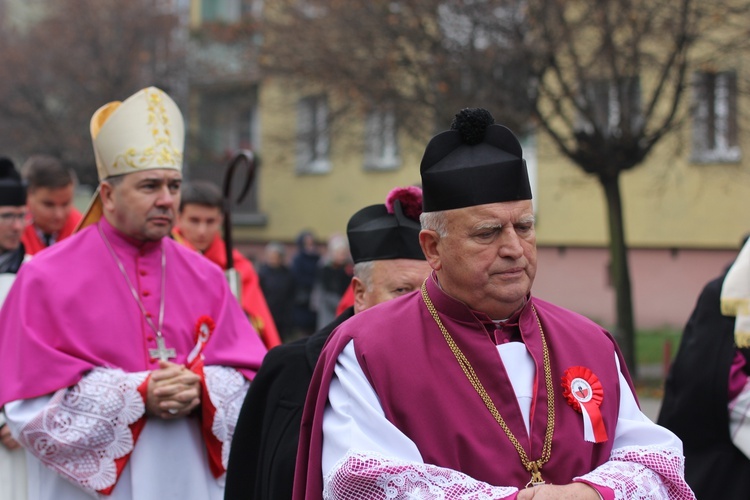 Uroczystości ku czci św. Wiktorii w Łowiczu - procesja