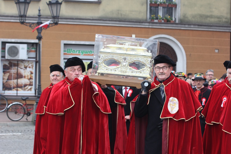 Uroczystości ku czci św. Wiktorii w Łowiczu - procesja