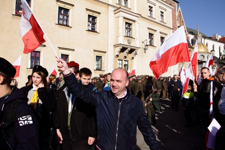 Krakowskie obchody 100. rocznicy odzyskania niepodległości 11.11.2018