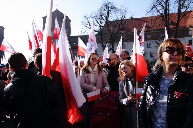 Krakowskie obchody 100. rocznicy odzyskania niepodległości 11.11.2018