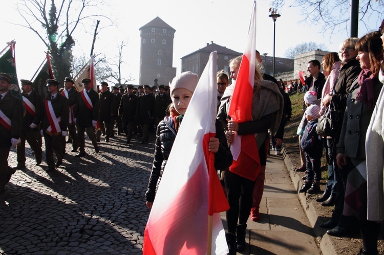 Krakowskie obchody 100. rocznicy odzyskania niepodległości 11.11.2018