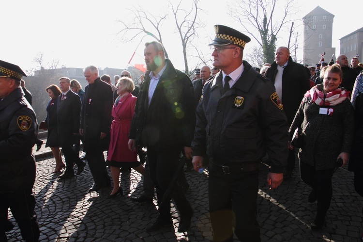 Krakowskie obchody 100. rocznicy odzyskania niepodległości 11.11.2018