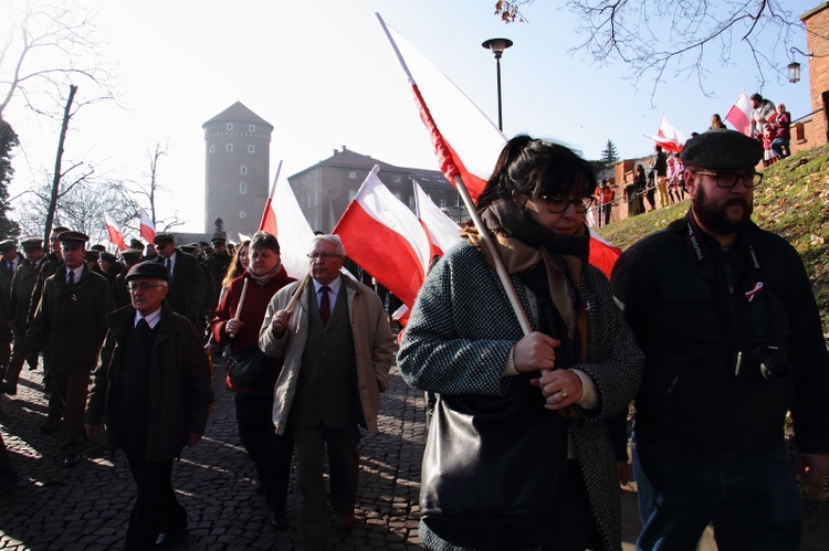 Krakowskie obchody 100. rocznicy odzyskania niepodległości 11.11.2018