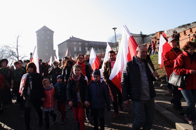 Krakowskie obchody 100. rocznicy odzyskania niepodległości 11.11.2018