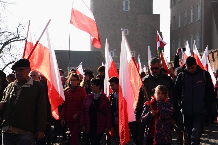 Krakowskie obchody 100. rocznicy odzyskania niepodległości 11.11.2018