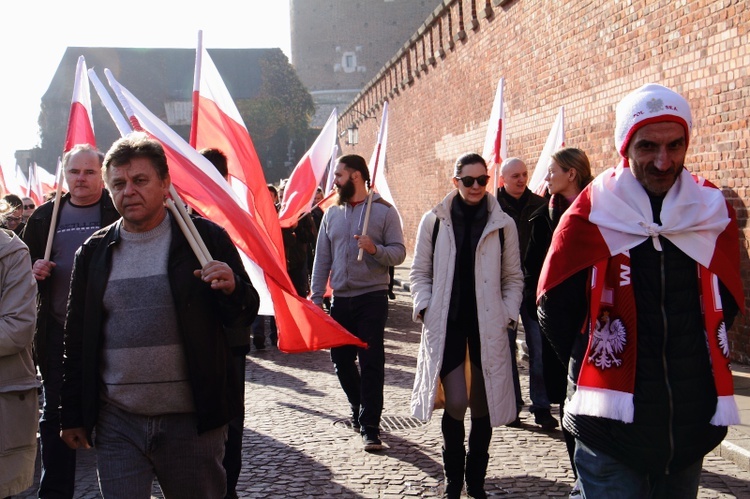 Krakowskie obchody 100. rocznicy odzyskania niepodległości 11.11.2018