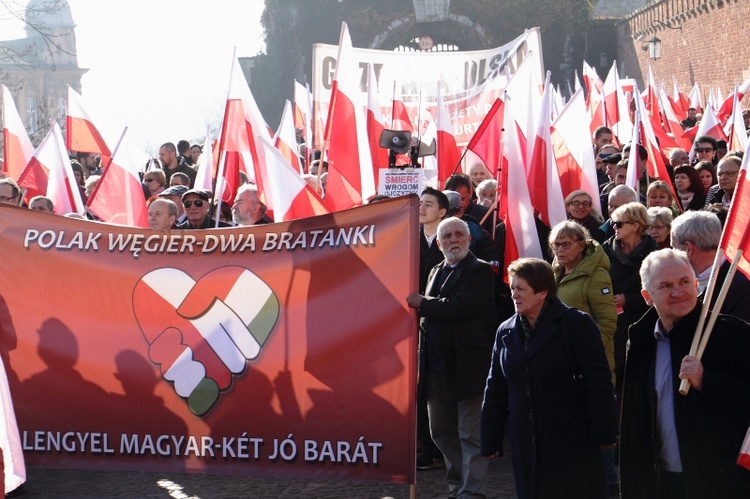 Krakowskie obchody 100. rocznicy odzyskania niepodległości 11.11.2018