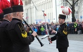 Uroczystości pod pomnikiem Piłsudskiego  