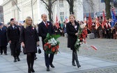 Uroczystości pod pomnikiem Piłsudskiego  