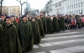 Uroczystości pod pomnikiem Piłsudskiego  