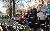 Uroczystości pod pomnikiem Piłsudskiego  