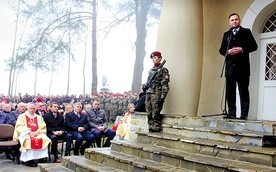 W Łowczówku na obchodach obecny był prezydent RP Andrzej Duda.