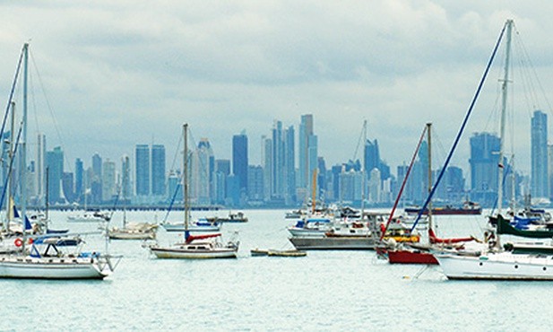 Ciudad de Panamá – widok od strony portu.