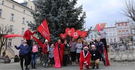 Grupa wolontariuszy, która w ubiegłym roku działała w Ząbkowicach Śląskich