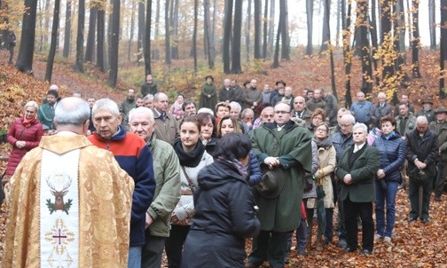 W modlitwie uczestniczyli członkowie czterech kół łowieckich