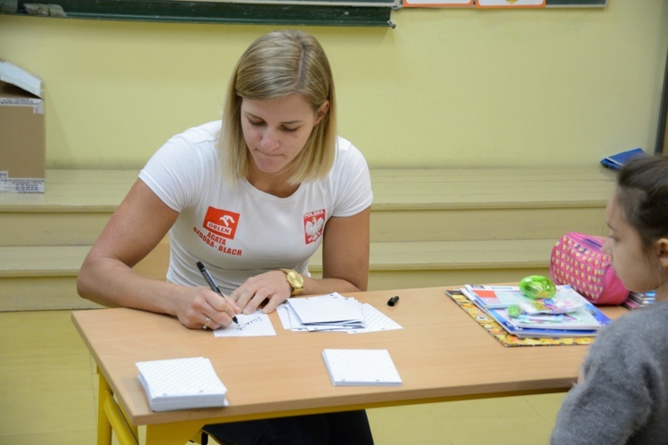 Spotkanie z medalistką w judo