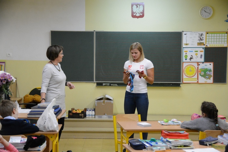 Spotkanie z medalistką w judo