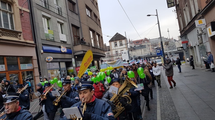 Barwny korowód proekologiczny w Katowicach 