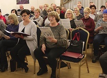 Próba przed koncertem na zakończenie obchodów 65-lecia zespołu.