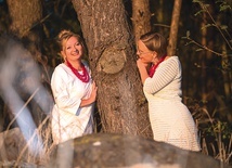 Duet tworzą czaplinianki Alina Karolewicz i Magda Urlich.