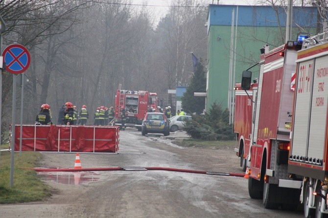 Pożar składowiska w Żorach