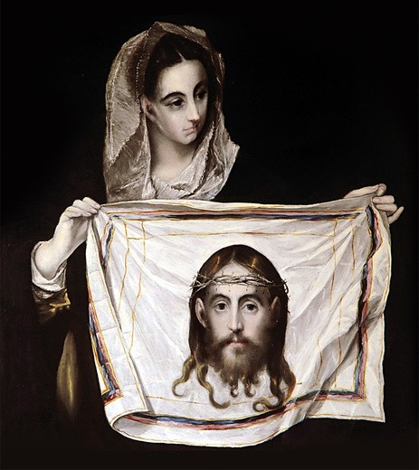 Święta Weronika z chustą, olej na płótnie, 1577–1580.