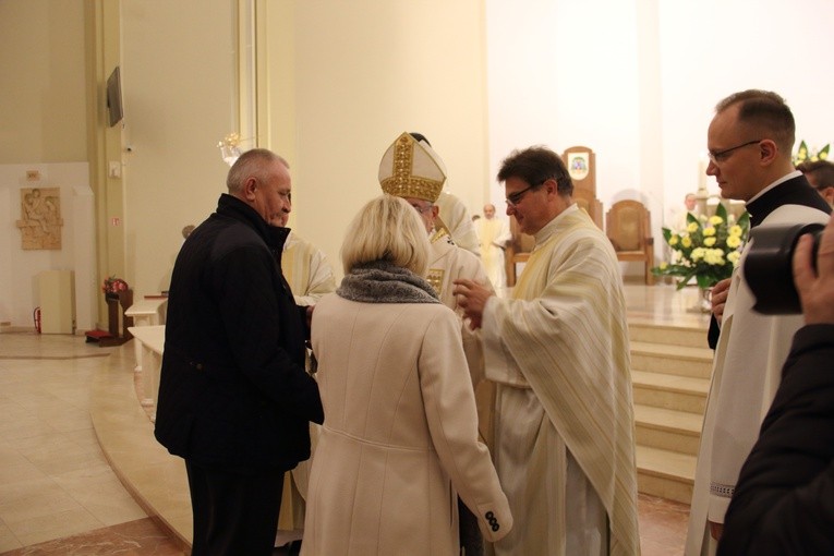 Figura św. Michała Archanioła poświęcona w kościele MB Fatimskiej w Gdańsku