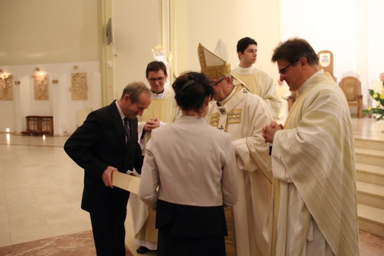 Figura św. Michała Archanioła poświęcona w kościele MB Fatimskiej w Gdańsku