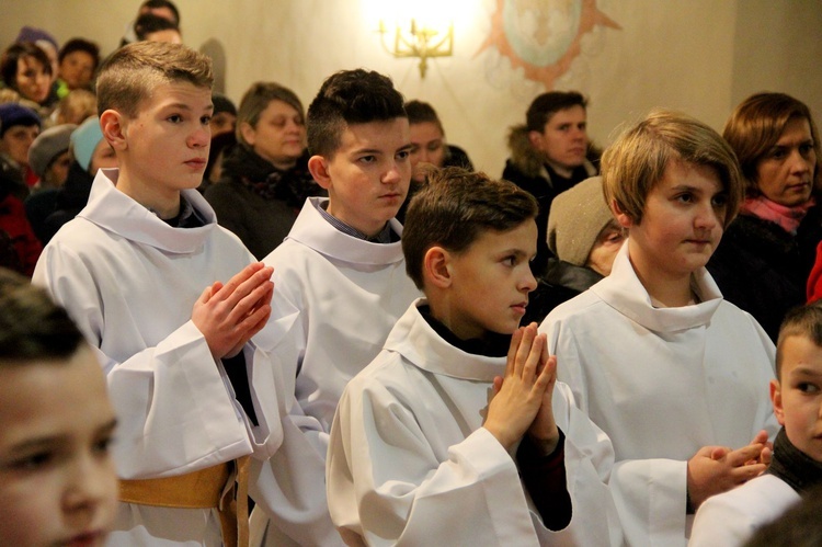 Przyjęcie ministrantów i błogosławieństwo lektorów w Bobowej