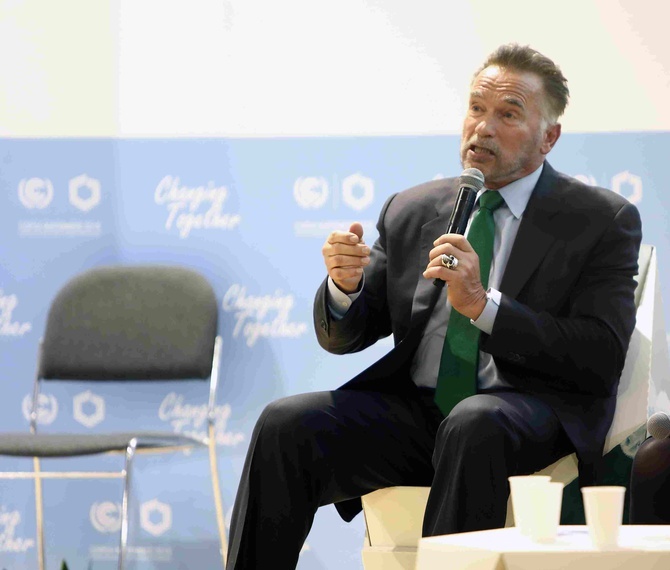 Arnold Schwarzenegger na COP24