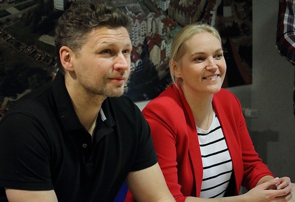 Dominika Figurska i Michał Chorosiński z młodzieżą spotkali się 28 i 29 listopada.