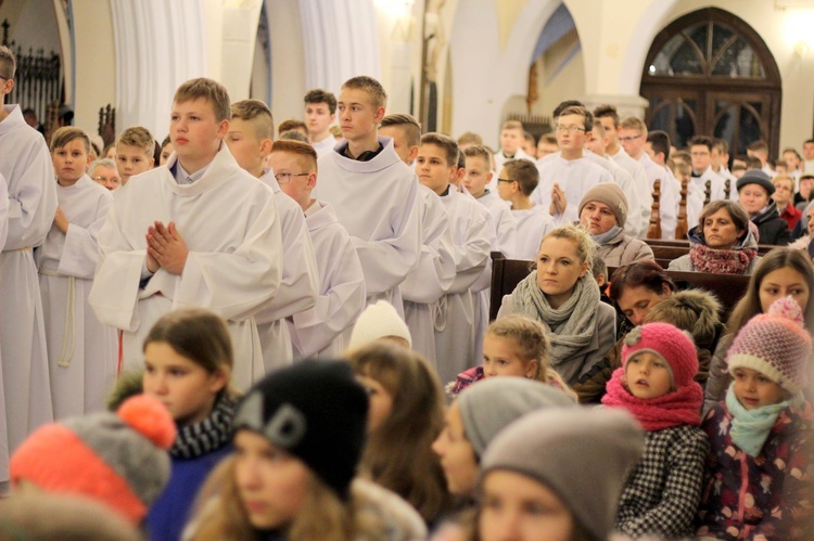 Nowi lektorzy i św. Mikołaj w Ciężkowicach