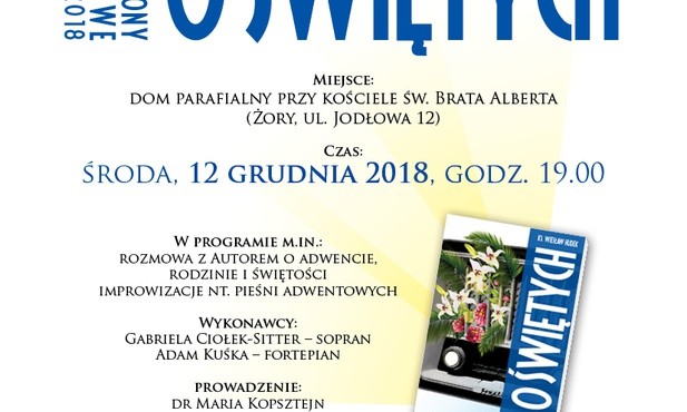 Promocja książki o świętych ks. Hudka, Żory, 12 grudnia 