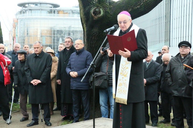 Odsłonięcie pomnika ks. Idziego Radziszewskiego