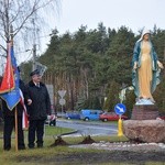 Poświęcenie ronda i figury MB Niepokalanej w Międzyborowie