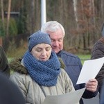 Poświęcenie ronda i figury MB Niepokalanej w Międzyborowie