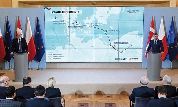 Gazociąg biegnący po dnie Bałtyku będzie miał 275 km długości. Ma on uniezależnić Polskę od dostaw gazu z Rosji.