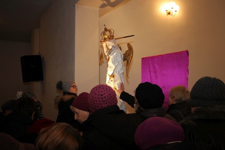 Powitanie figury św. Michała Archanioła w Kutnie