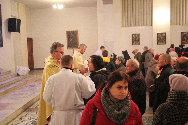 Powitanie figury św. Michała Archanioła w Kutnie