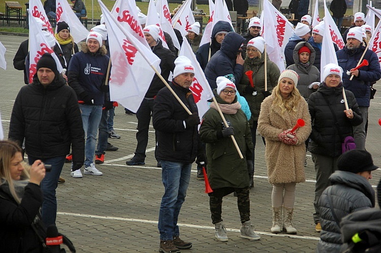 Pikieta w zakładach Volkswagena