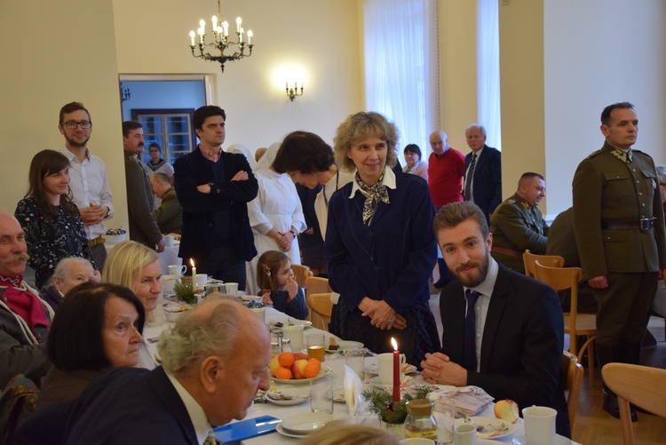 Spotkanie opłatkowe Ułanów Jazłowieckich w Szymanowie