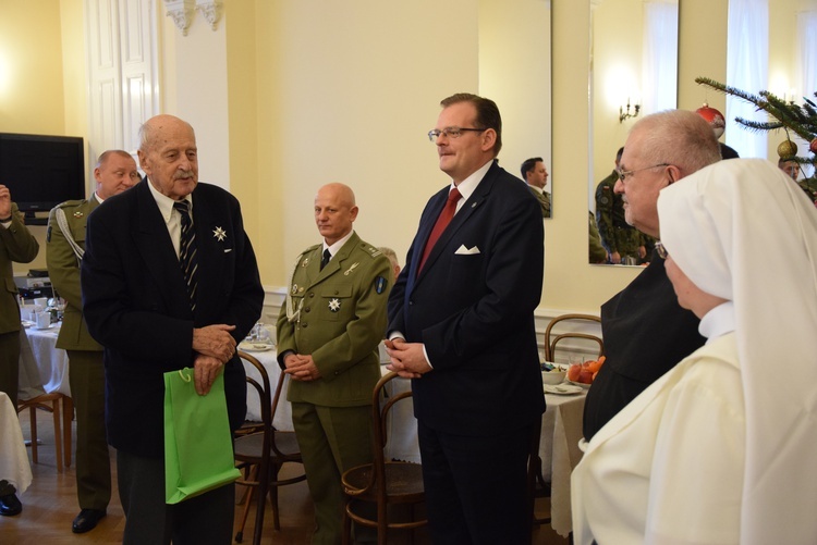 Spotkanie opłatkowe Ułanów Jazłowieckich w Szymanowie