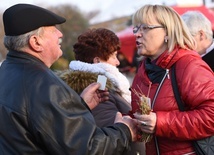 Życzenia na radłowskim rynku