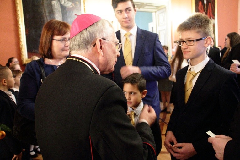 Opłatek szkół katolickich u metropolity krakowskiego, 2018