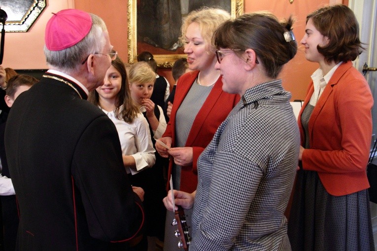 Opłatek szkół katolickich u metropolity krakowskiego, 2018