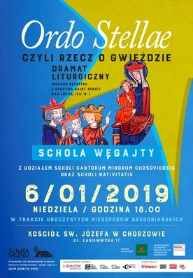 Odegranie dramatu liturgicznego Ordo Stellae, Chorzów, 6 stycznia 