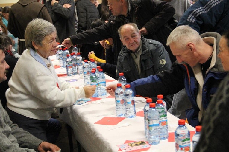 Wigilia dla ubogich u franciszkanów