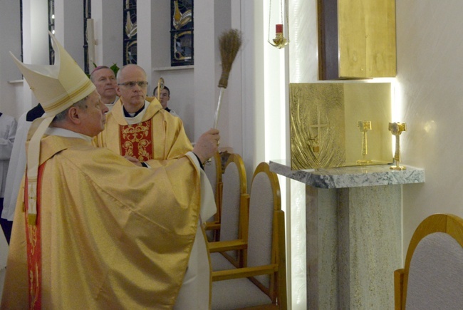 Poświęcenie odnowionej kaplicy