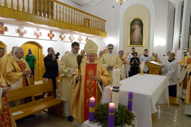 Poświęcenie odnowionej kaplicy