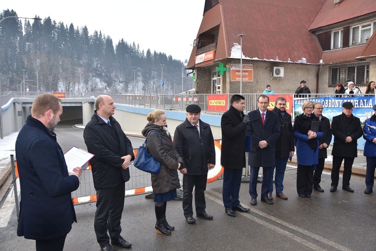 Otwarcie węzła komunikacyjnego w Poroninie